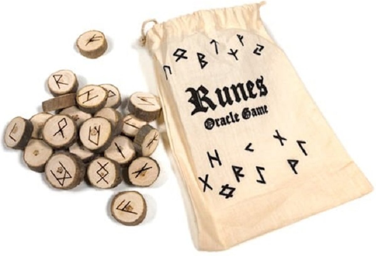Runen Orakelspel in Katoenen Tasje
