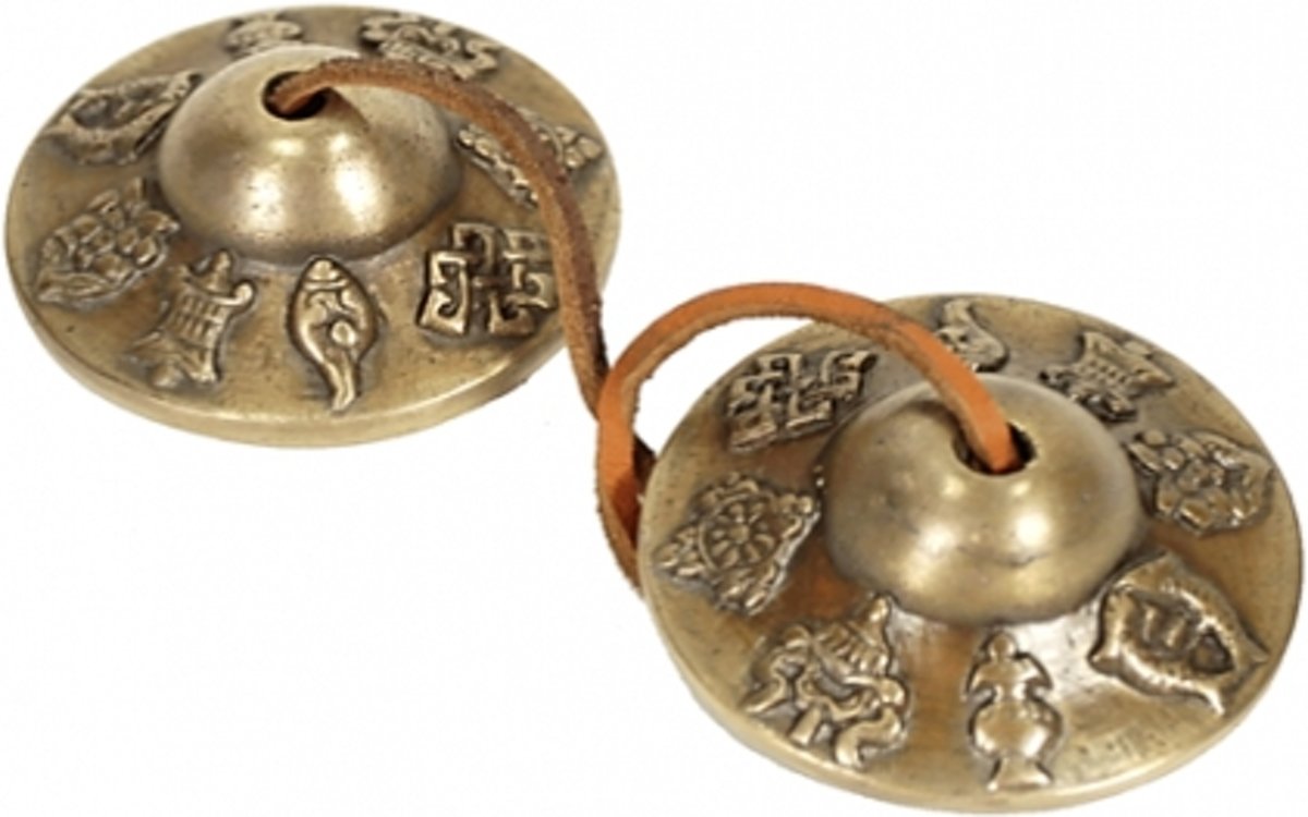 Tingshas superieure klank 8 voorspoedsymbolen