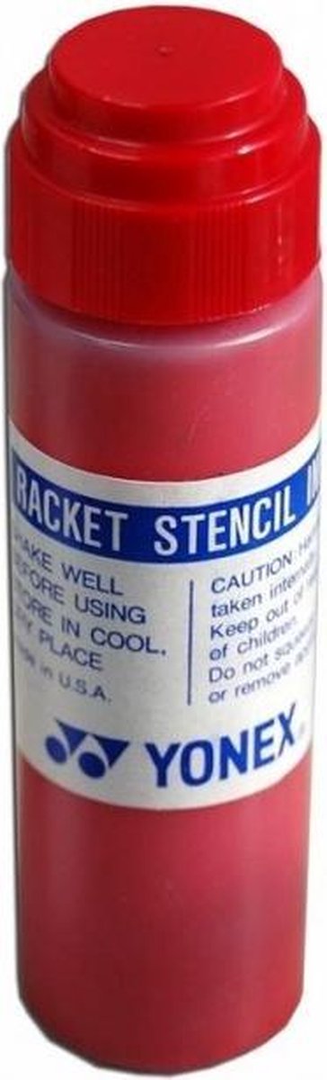 Yonex AC414 racket stencil inkt - rood