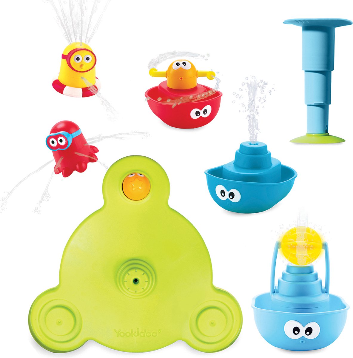 Yookidoo - Badspeelgoed - StackN Spray Tube Fountain