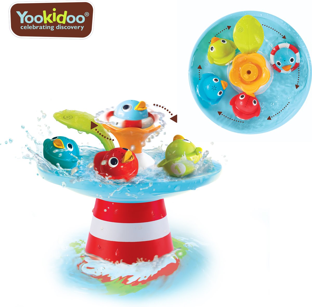 Yookidoo Badspeelgoed Magical Duck Race Fontein