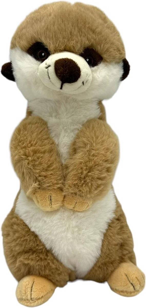 Stokstaartje knuffel - 25 cm - Pluche