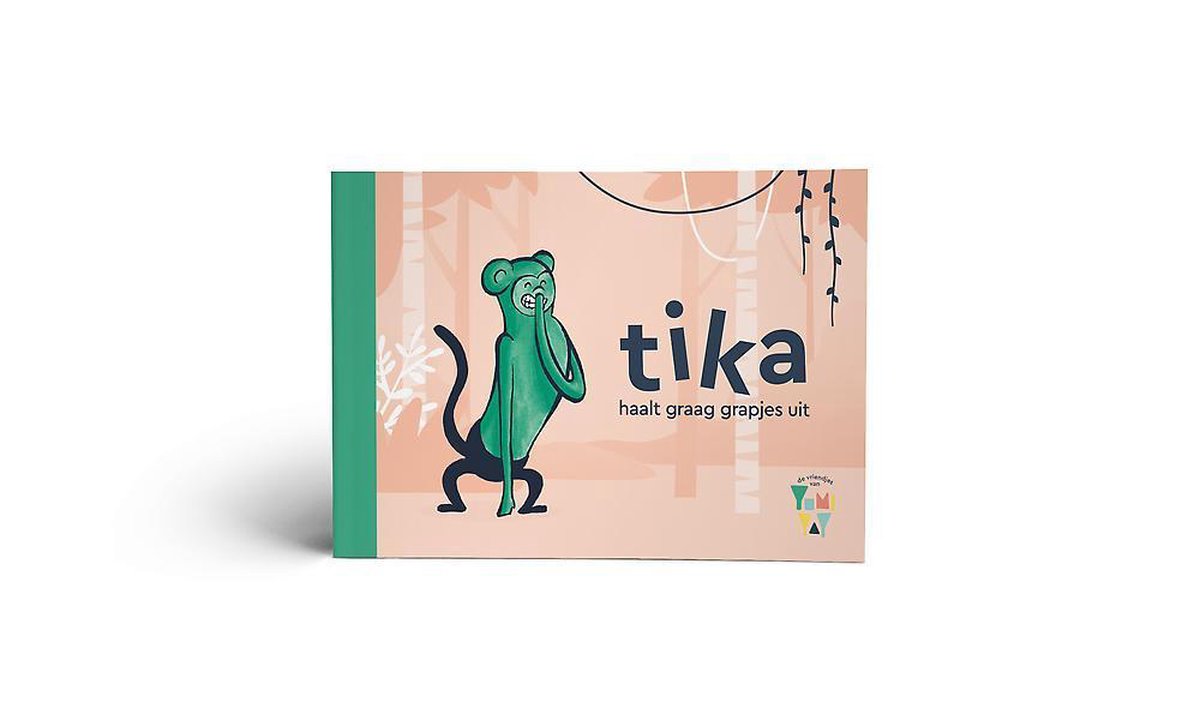 YumiYay voorleesboekje - Aapje - Tika haalt graag grapjes uit -Voorleesboek 1 jaar- 2 jaar-3 jaar