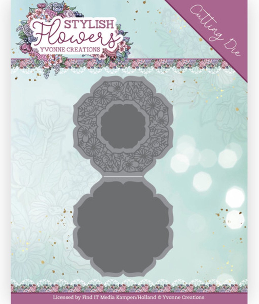 Dies - Yvonne Creations - Stylisch Flowers - Octagon Flower Card