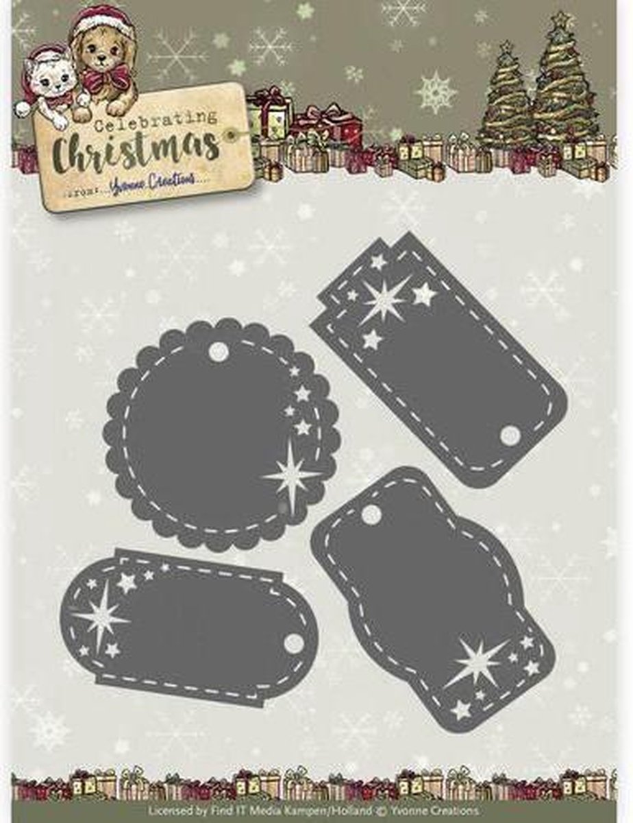 Mal -  s - Celebrating Christmas-  Sterren Labels