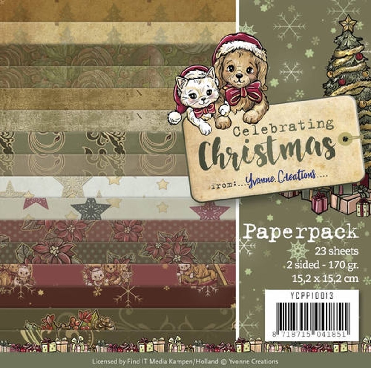 Papierpak - Yvonne Creations - Celebrating Christmas