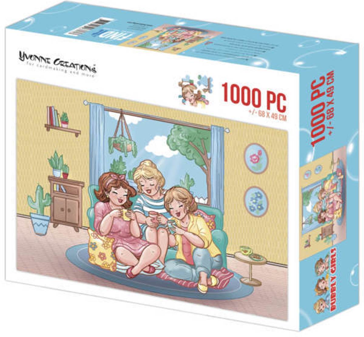 Puzzle 1000 pc - Yvonne Creations - Bubbly Girls Tea Time 002