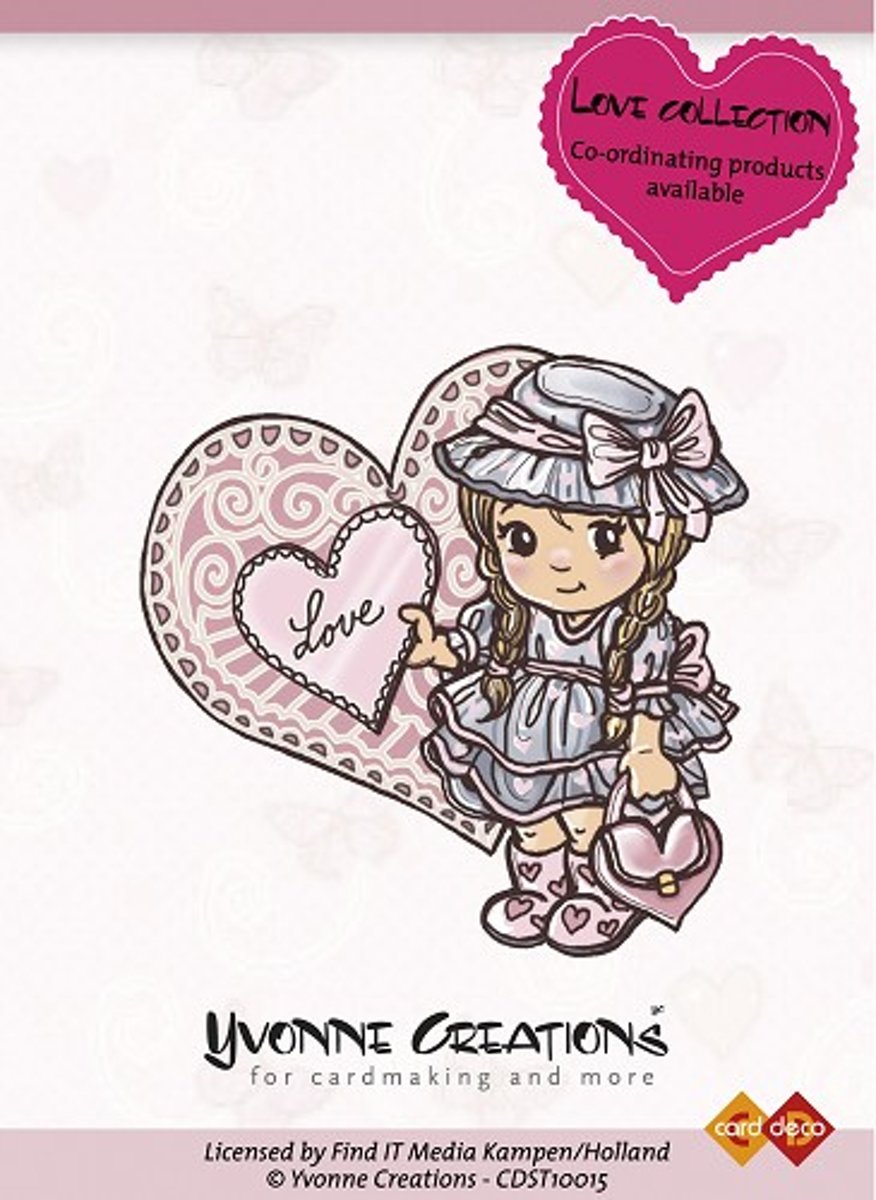 Stamps - Yvonne Creations - Love Collection - Girl