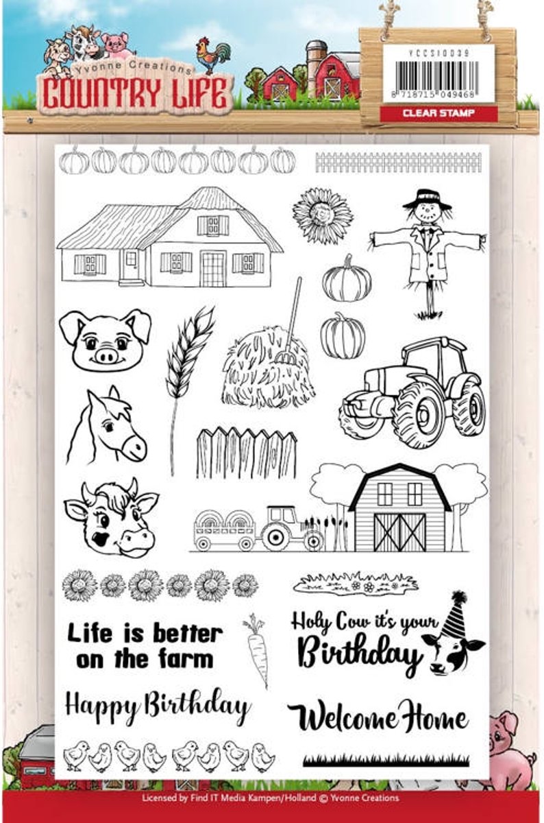 Stempel - Yvonne Creations Country Life