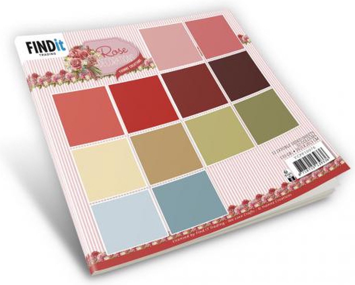 Paperpack - Yvonne Creations - Rose Decorations - Solid Colours