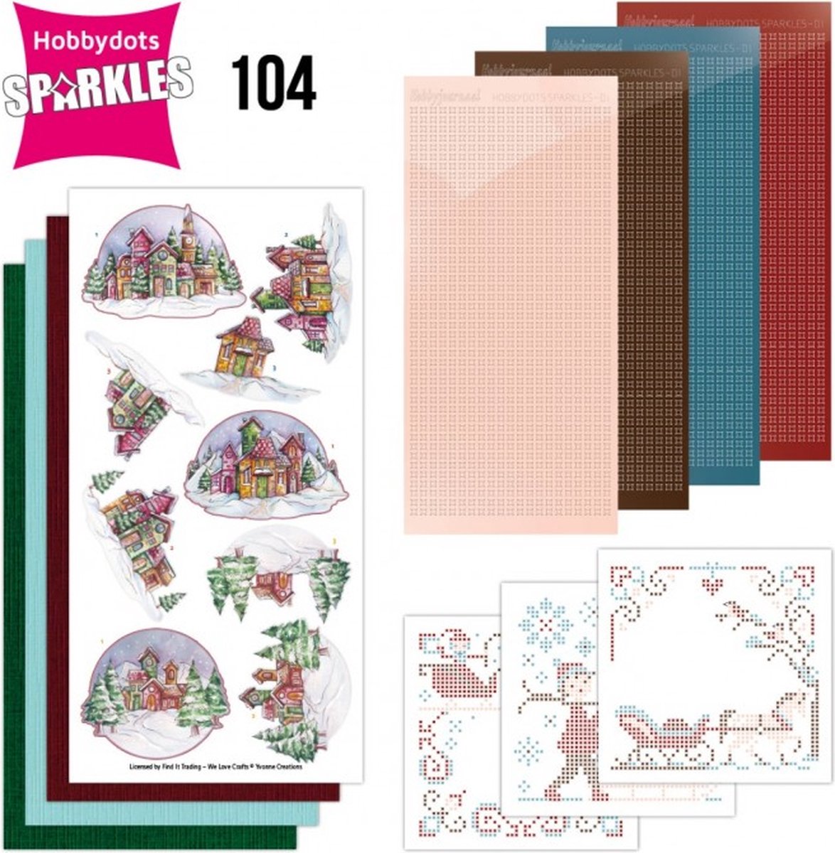 Sparkles Set 104 - Yvonne Creations - House