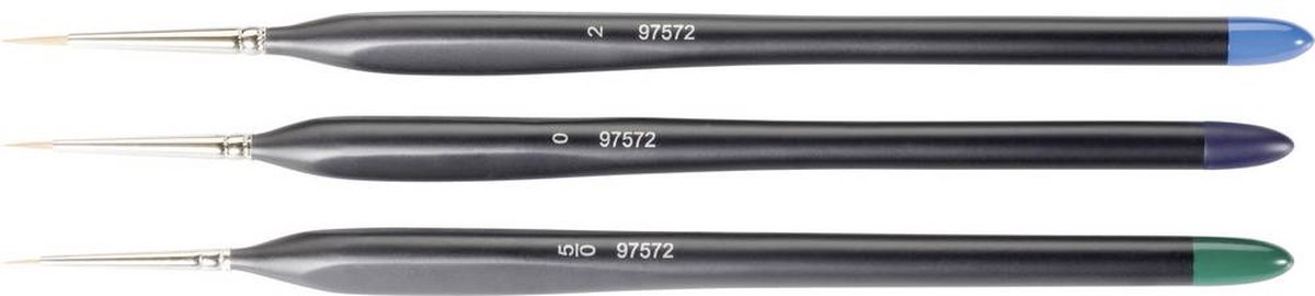 ZAHN Pinsel Modelbouwpenseel Synthetisch 3-delig