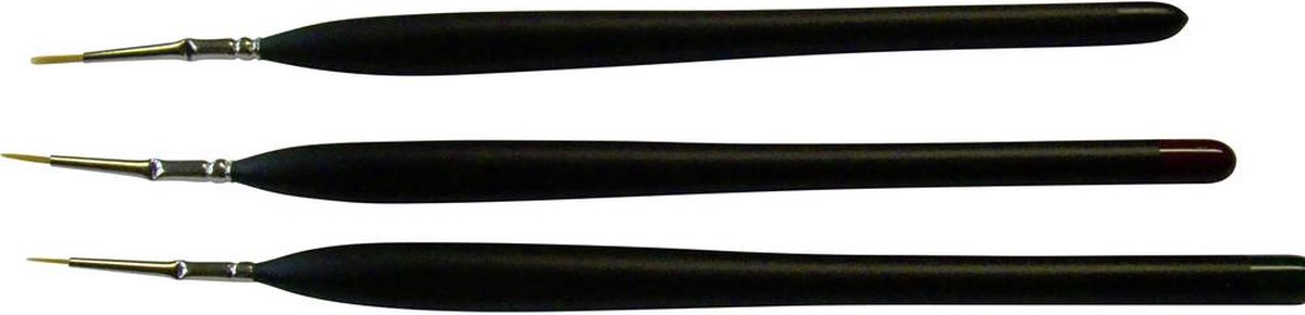 ZAHN Pinsel Modelbouwpenseel Synthetisch 3-delig