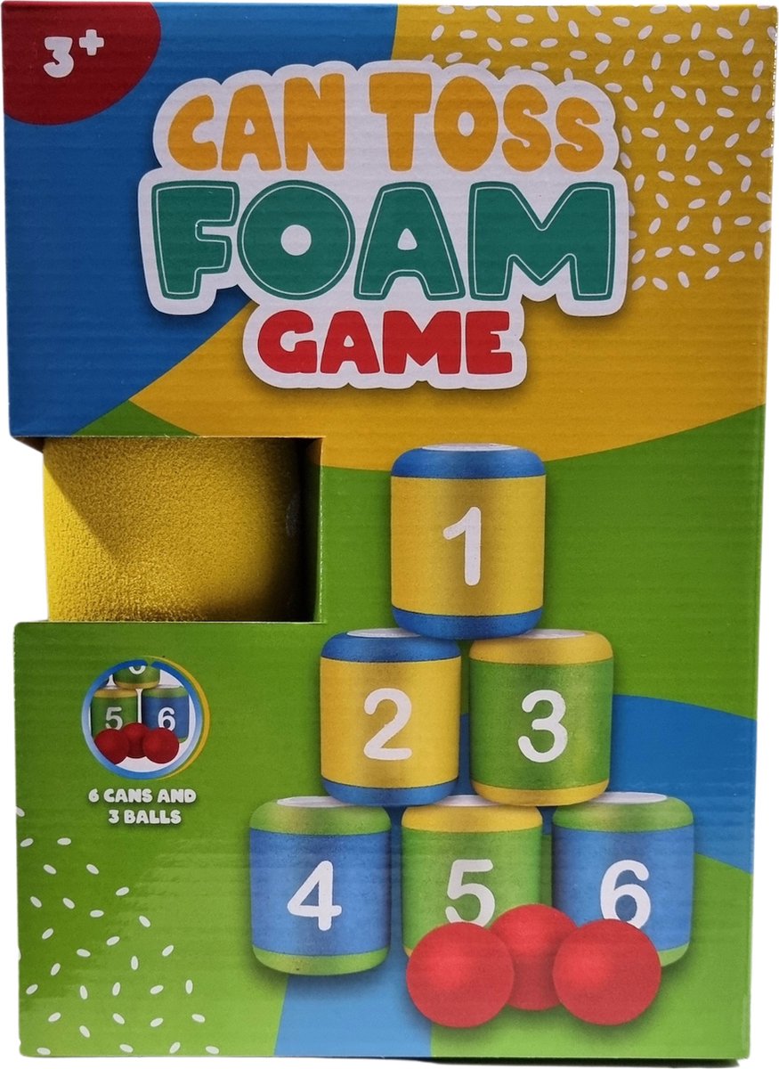 Foam blikgooispel - Blikgooien - Kermis - werpen - binnen - buiten