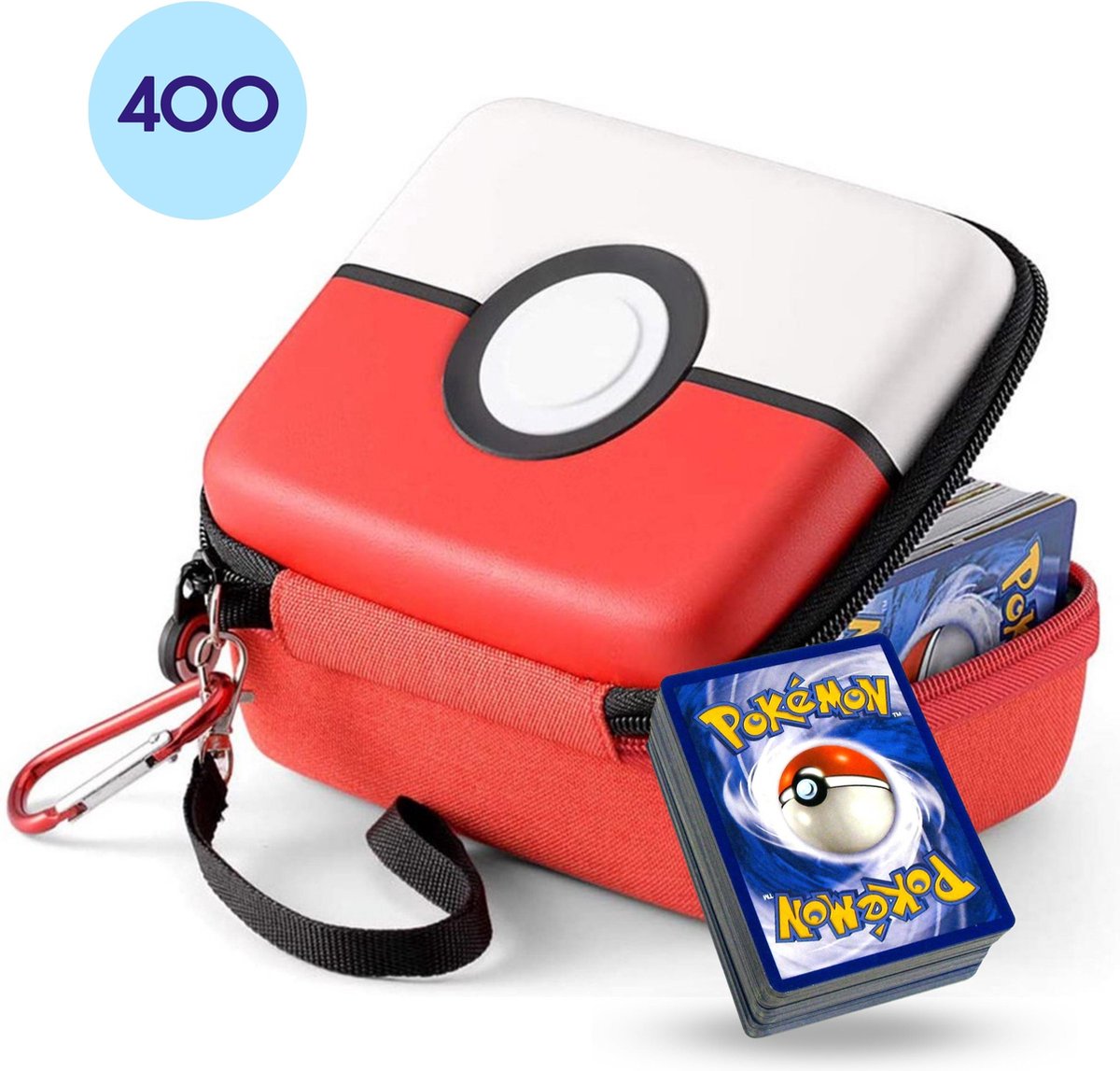 ZIGLA – Verzameltas Geschikt voor Pokémon - Verzamelalbum Voor 400 Kaarten - Premium Kwaliteit -