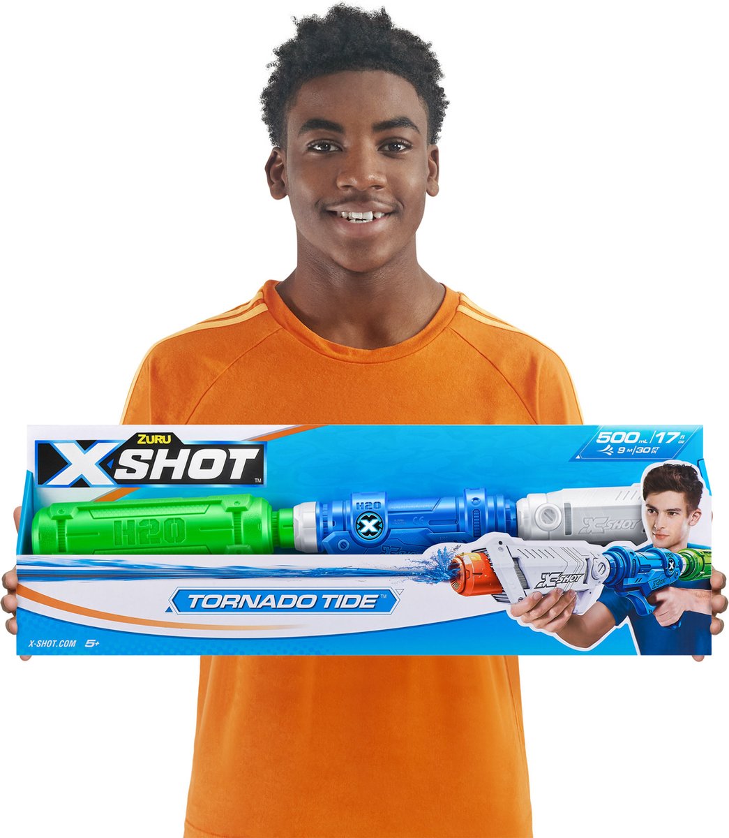 Zuru - Xshot - Tornado Tide - 500 ML - Waterpistool - Bereik 9 Meter