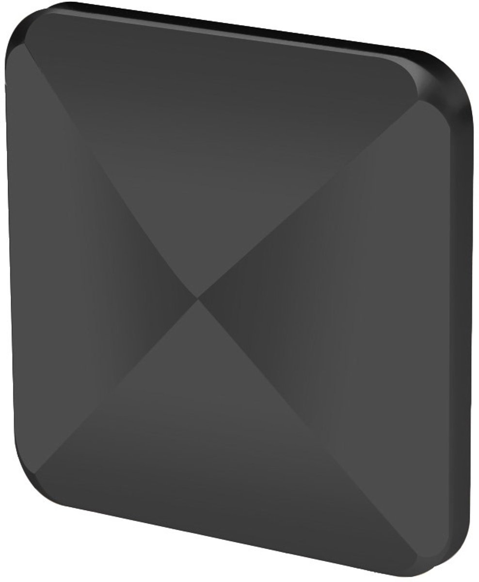 Fidgets - Vierhoekig - Kunststof - Gyro Fidget - fidget toys - Draaiend bureauspeelgoed voor stressverlichting met vingertopjes - Ontspanningsspeelgoed voor op kantoor - fidget - fidget spinner - Zwart