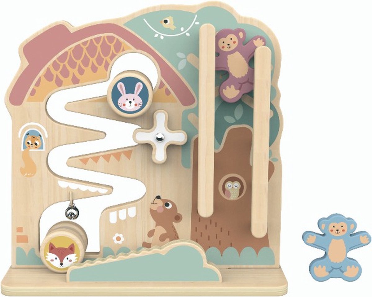 ZaciaToys - Houten Activiteitenbord Speelgoed - FSC®