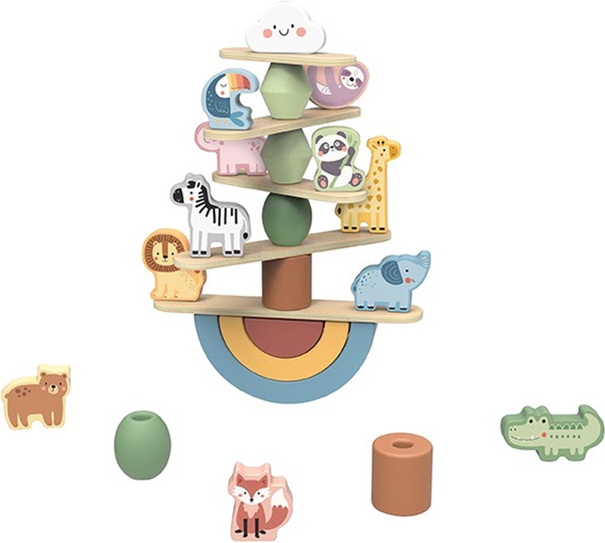 ZaciaToys - Houten Stapelspel Speelgoed - FSC®