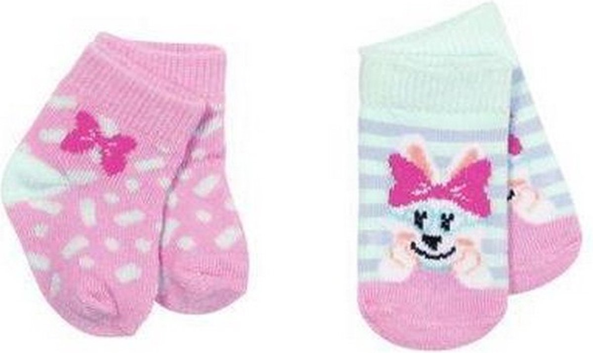 BABY Born 2 paar Sokken Roze