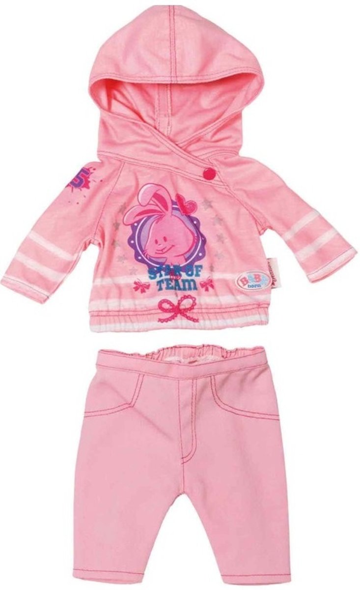 Zapf Creation Baby Born Vrijetijdscollectie 2-delig Roze