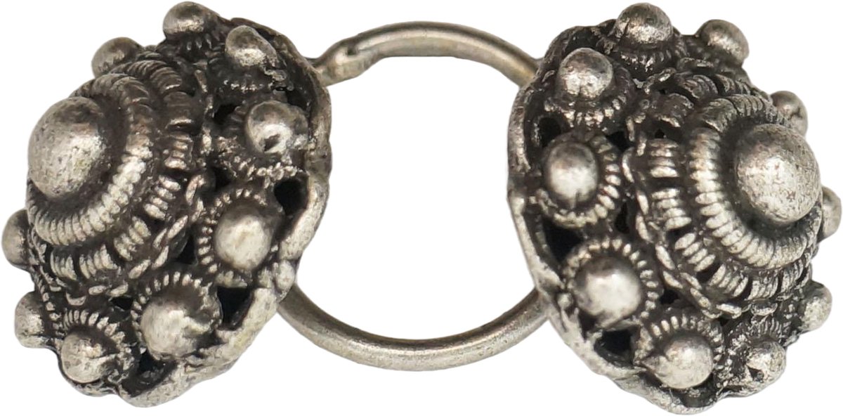 boord/hemd knopen met ring, per paar