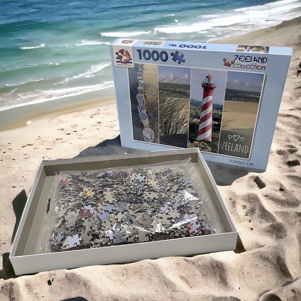 Zeeland Puzzel met vuurtoren Haamstede