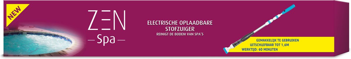 Zen Spa - Elektrische oplaadbare stofzuiger voor zwembaden