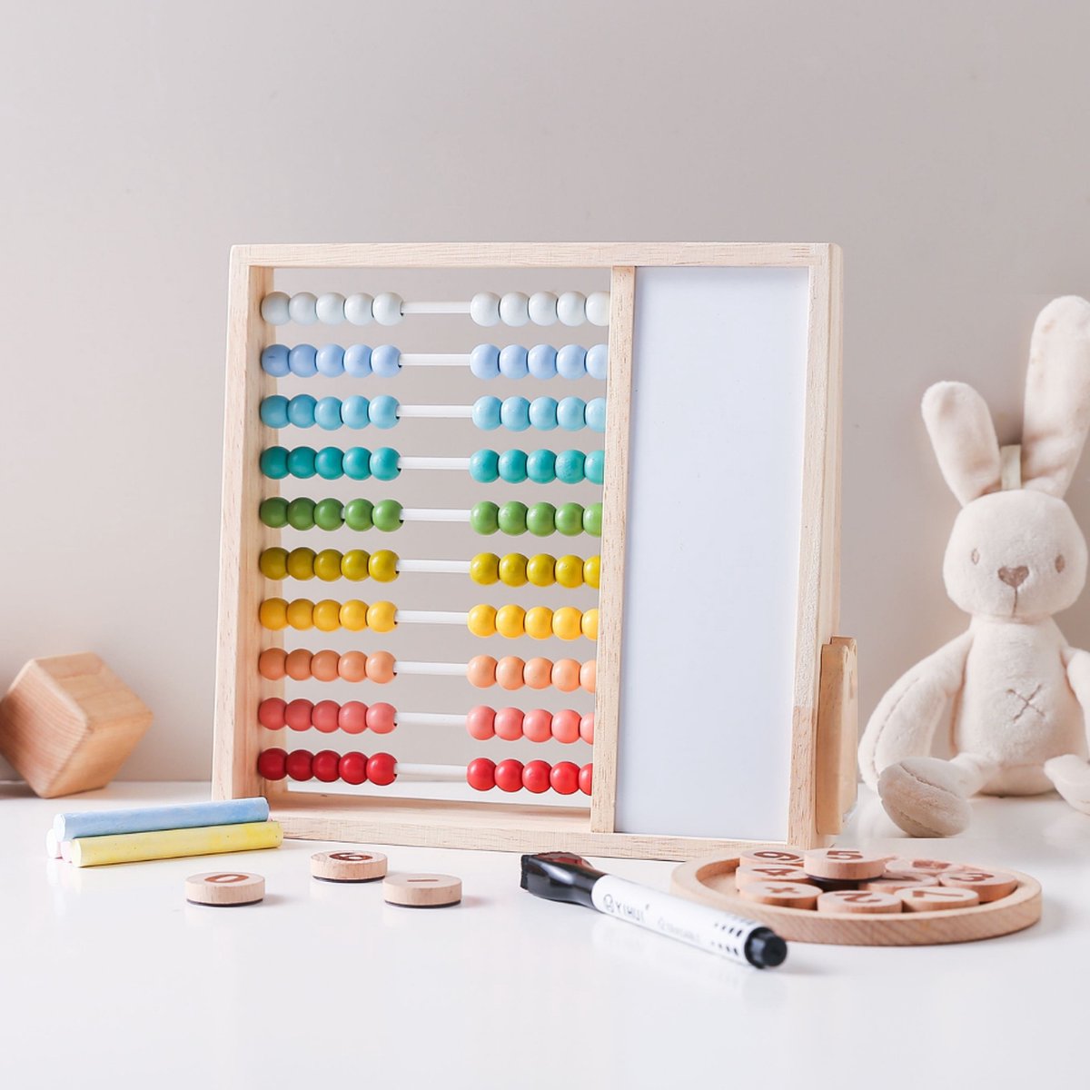 ZenseKids® Telraam - Montessori speelgoed - educatief speelgoed - leren rekenen - 3 jaar en ouder - abacus