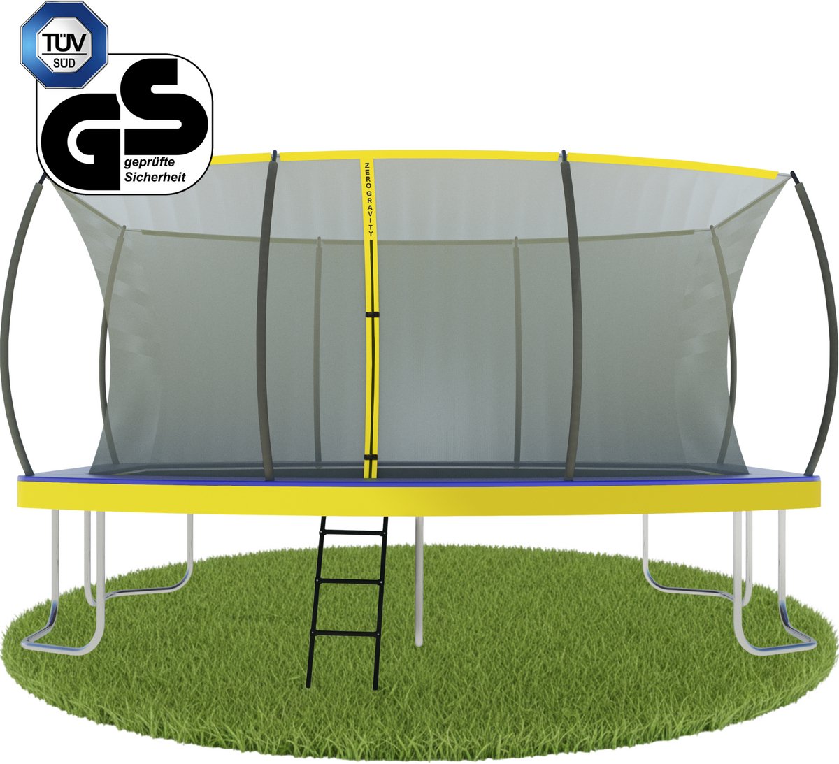 Zero Gravity Trampolin 457x305cm inkl. Leiter - Nutzer bis 130kg - Ultima 5