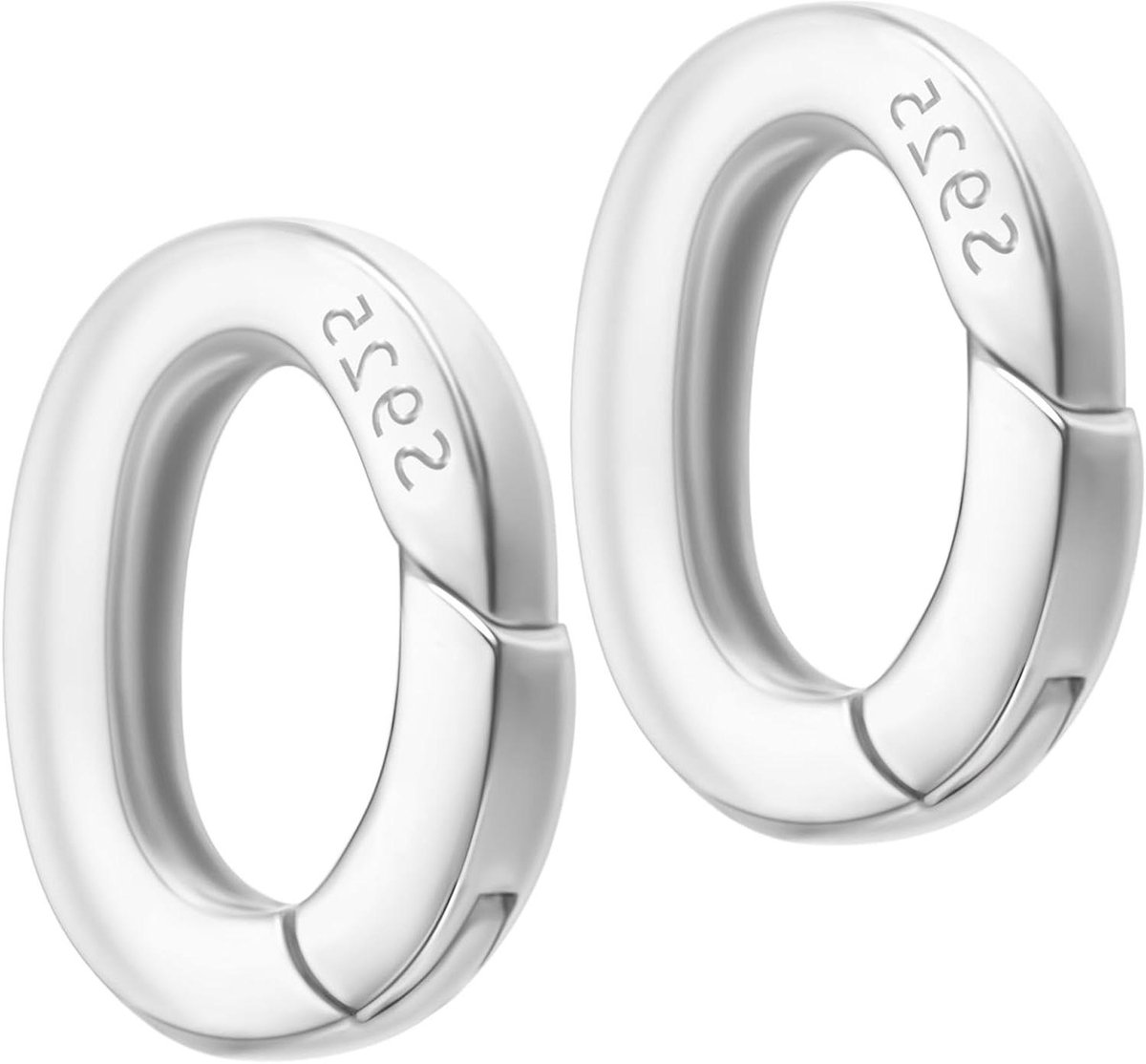 Zeynomax - 2 Stuks Zilveren Kreeftsluiting voor Sieraden - Karabijnhaak en Lente Gesp - Sieraden Connector - Ketting Sluitingen - Lente Ring Sluiting - Sieraden Verbinding