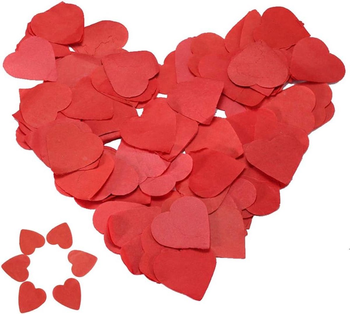 Zeynomax - 7500 stuks confettiharten tafel decoratie voor verjaardag en baby feesten