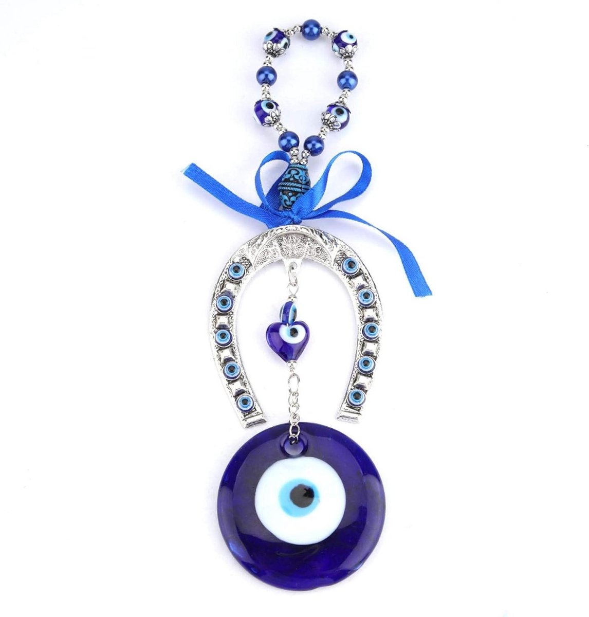   - Blauwe Boze Oog Geluks Amulet Muurdecor voor Thuisbescherming