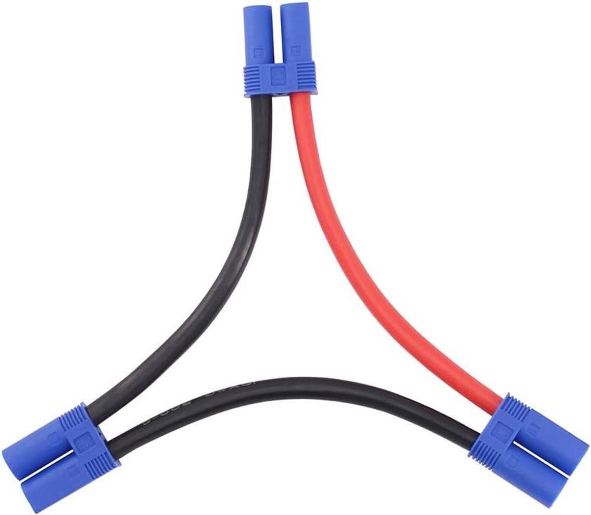   - EC5 Series Connector met 10AWG draad voor batterijadapter - Geschikt voor Losi en E-Flite - Krachtige verbinding voor elektrische voertuigen - Batterijaansluiting met hoog vermogen