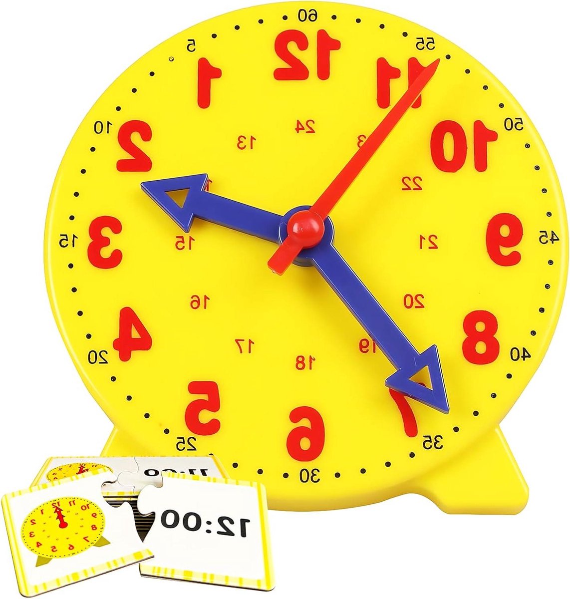   - Leren educatief speelgoed met klokdemonstratie voor pedagogisch onderwijs - cadeau voor kinderen