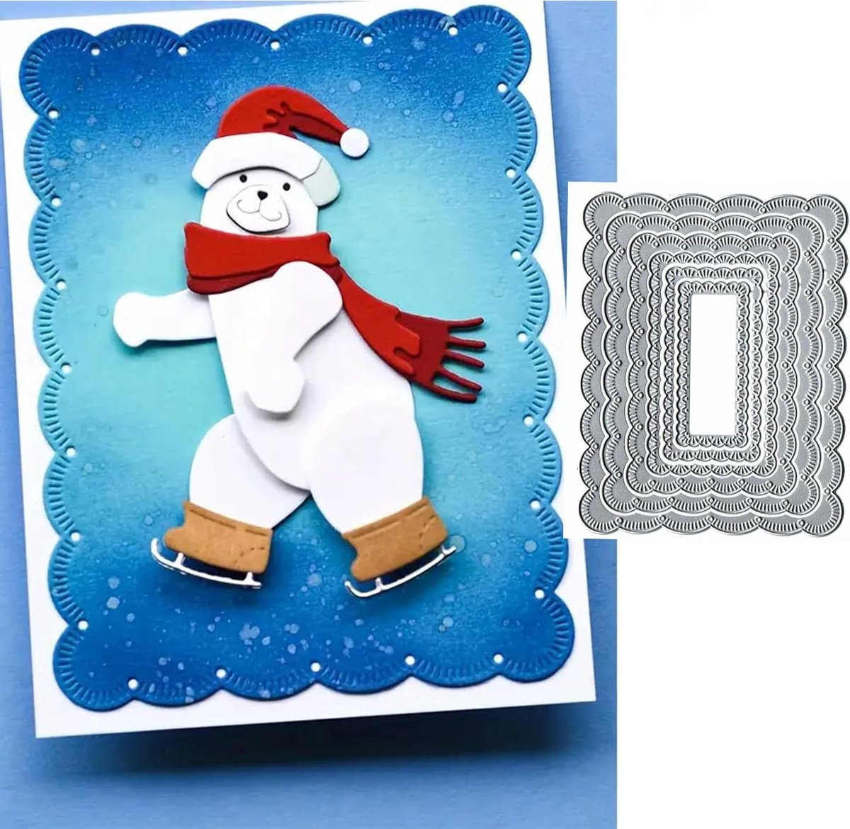 Zeynomax - Metalen Die Cuts voor Kerst en Scrapbooking - Bloem en Zonnebloem Frame Snijden Matrijzen - DIY Album Decoratie en Kaart Maken - Lente Thema