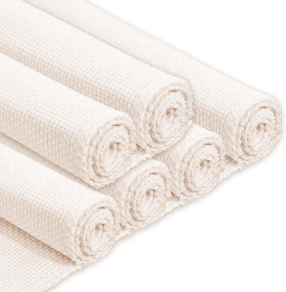 Zeynomax - Punch Naalden Set voor Borduren en Knutselen - Monnikstof - Linnen - Katoen - Tuftdoek - 6 stuks - 20 x 20 cm