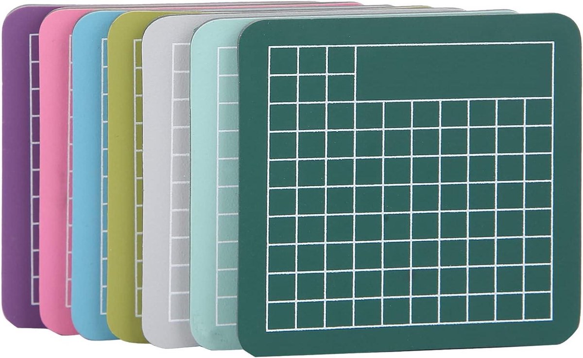 Zeynomax - Set van 7 Flexibele Plastic Snijmat Mini Mat Handwerk Accessoires - Zelfgenezing, Snijplank, Carving