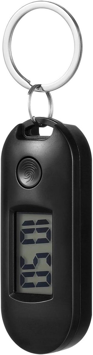 Zeynomax - Stille Digitale Horloge Sleutelhanger met Lichtgevende Klok - Voor Examen Chefs - Snoep Ketting voor Volwassenen - LED Timer voor Thuis en op het Werk