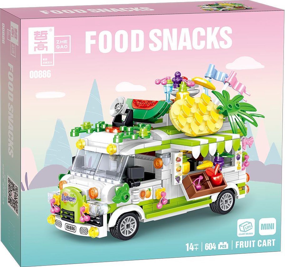 Bouwset Fruitwagen ( 604-delig )