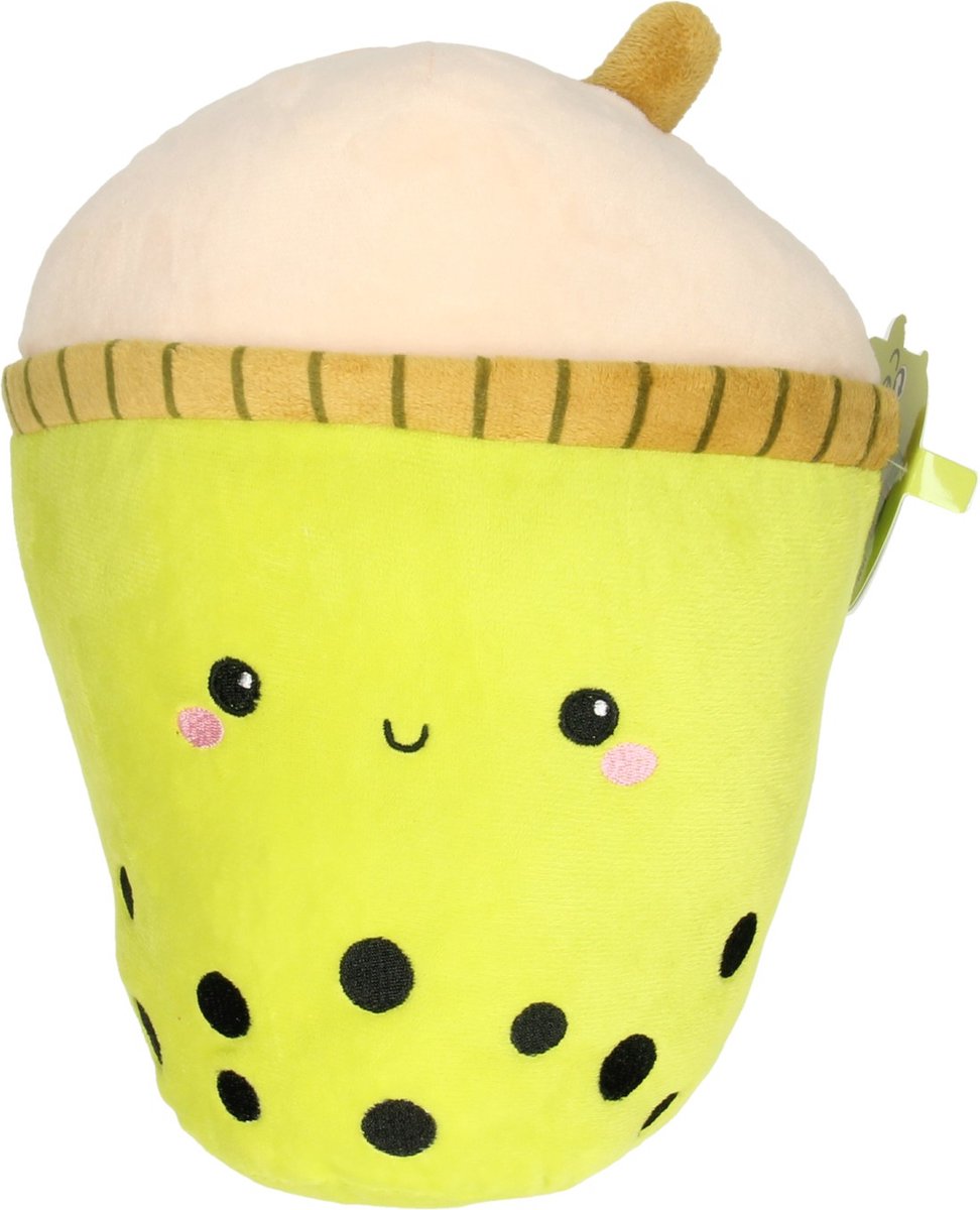 Bubble Tea Pluche Groen, 28cm