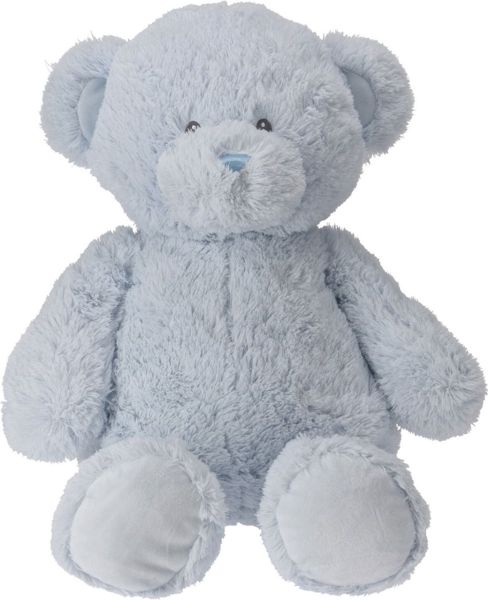 Knuffelbeer pluche bruin 60cm zachte teddybeer speelgoed.