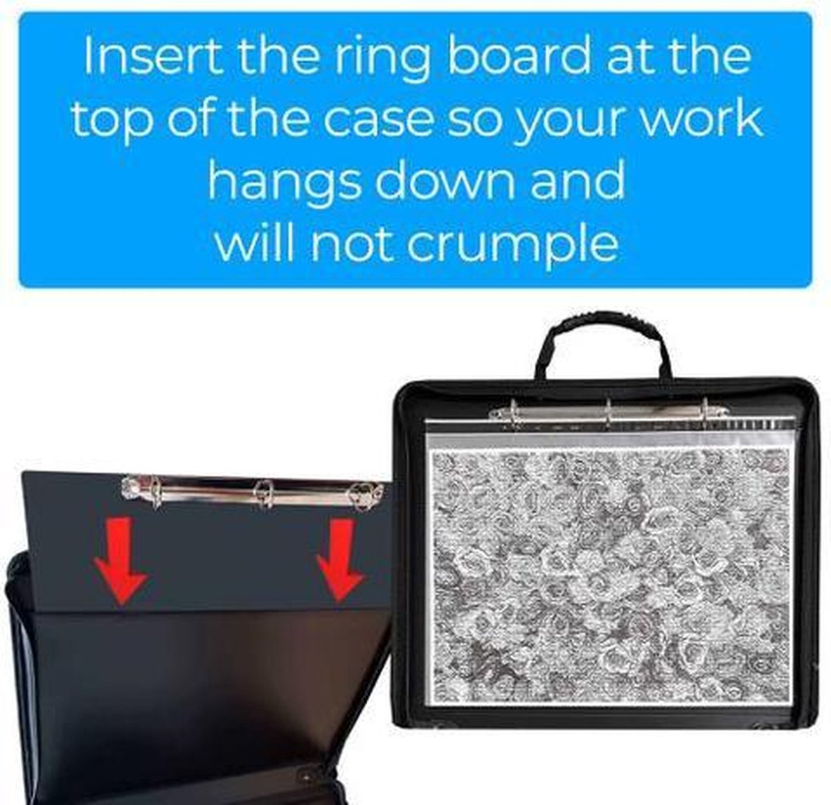 A3 Zieler Portfolio Presentation Case + 5 Sleeves