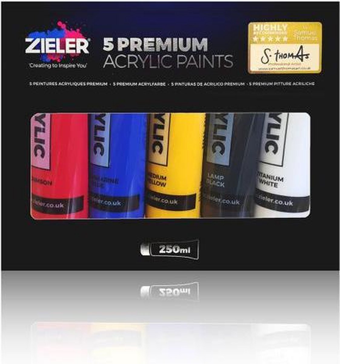 ZIELER ACRYLVERFSET 5 X 250ML