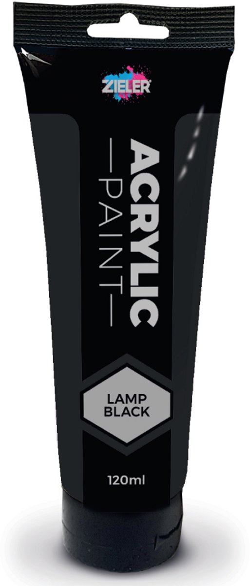 Zieler Acrylverf 120Ml Lamp Black