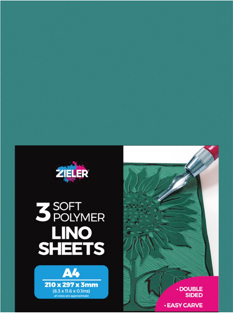 Zieler Linoplaat A4 3X