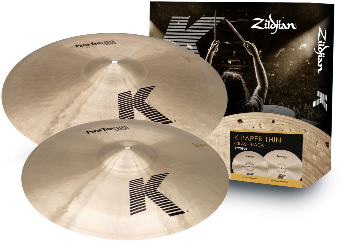 Zildjian K Paper Thin Crash Pack Set - Bekken set
