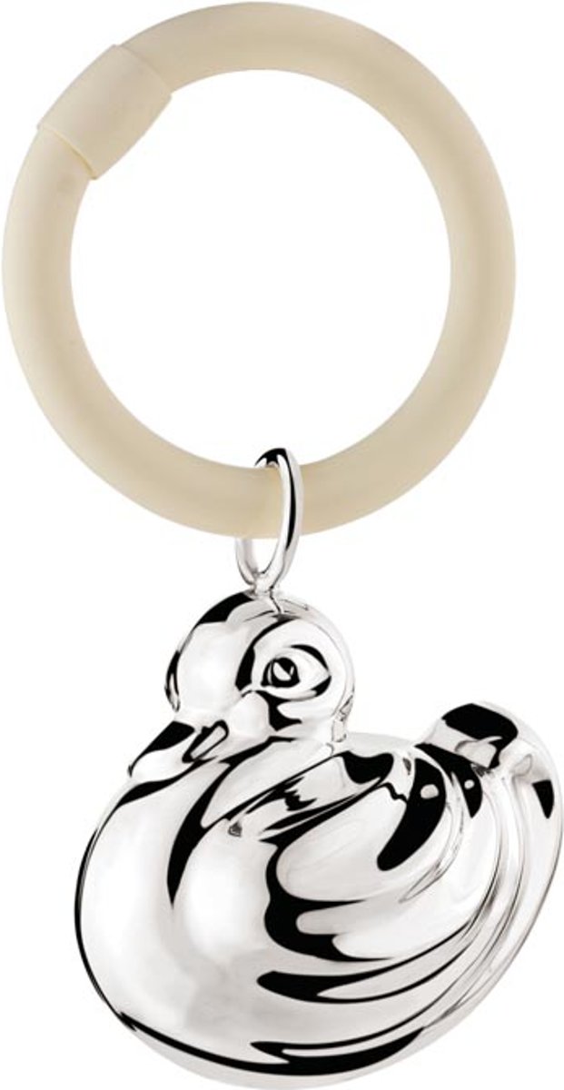   - Rammelaar/Bijtring - Eend - Zwaar verzilverd (B90)