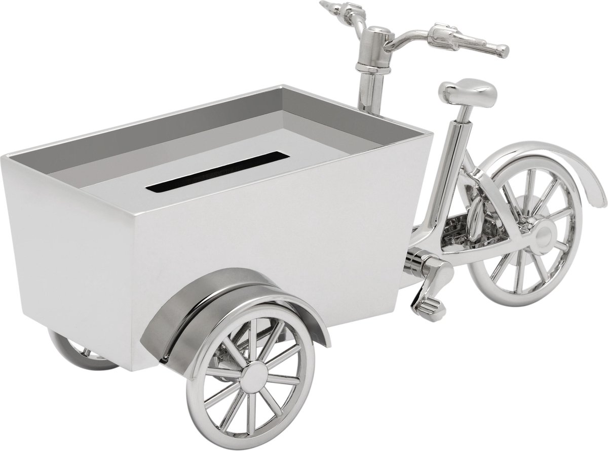   Bakfiets   - Verzilverd - Graveerbaar