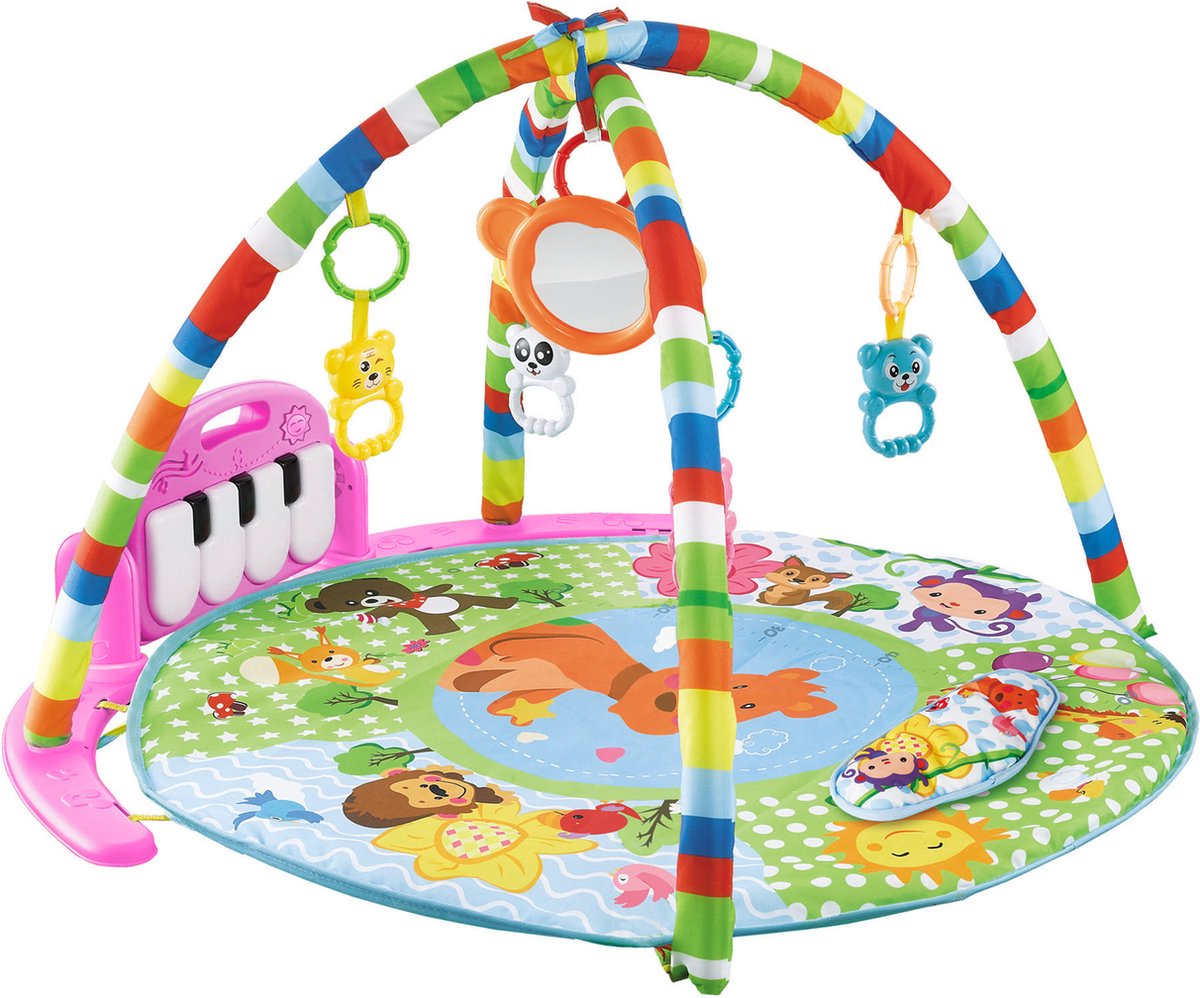 Zoem - Baby speelkleed - Piano - Roze - Baby fitness - Kraamvisite - Kraam cadeau